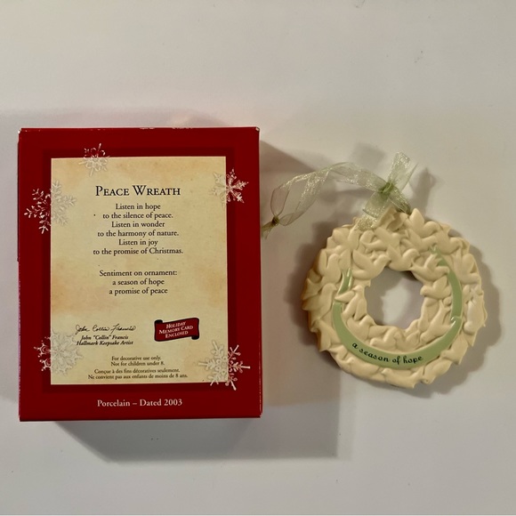Hallmark Keepsake Peace Wreath ornament…🕊 - Picture 2 of 4